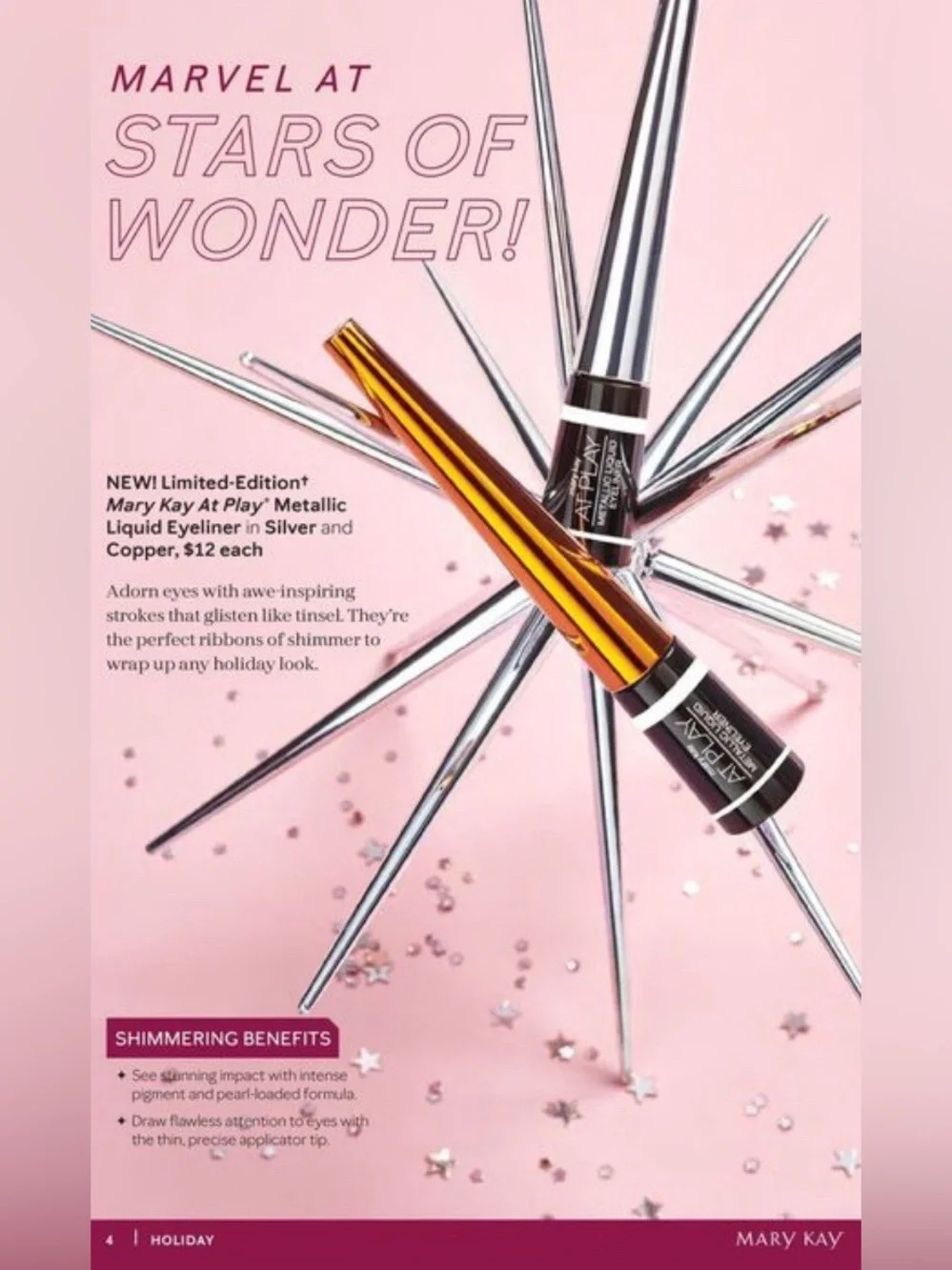 Mary Kay Metallic Liquid Eyeliner -Silver